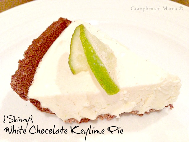 Skinny White Chocolate Keylime Pie