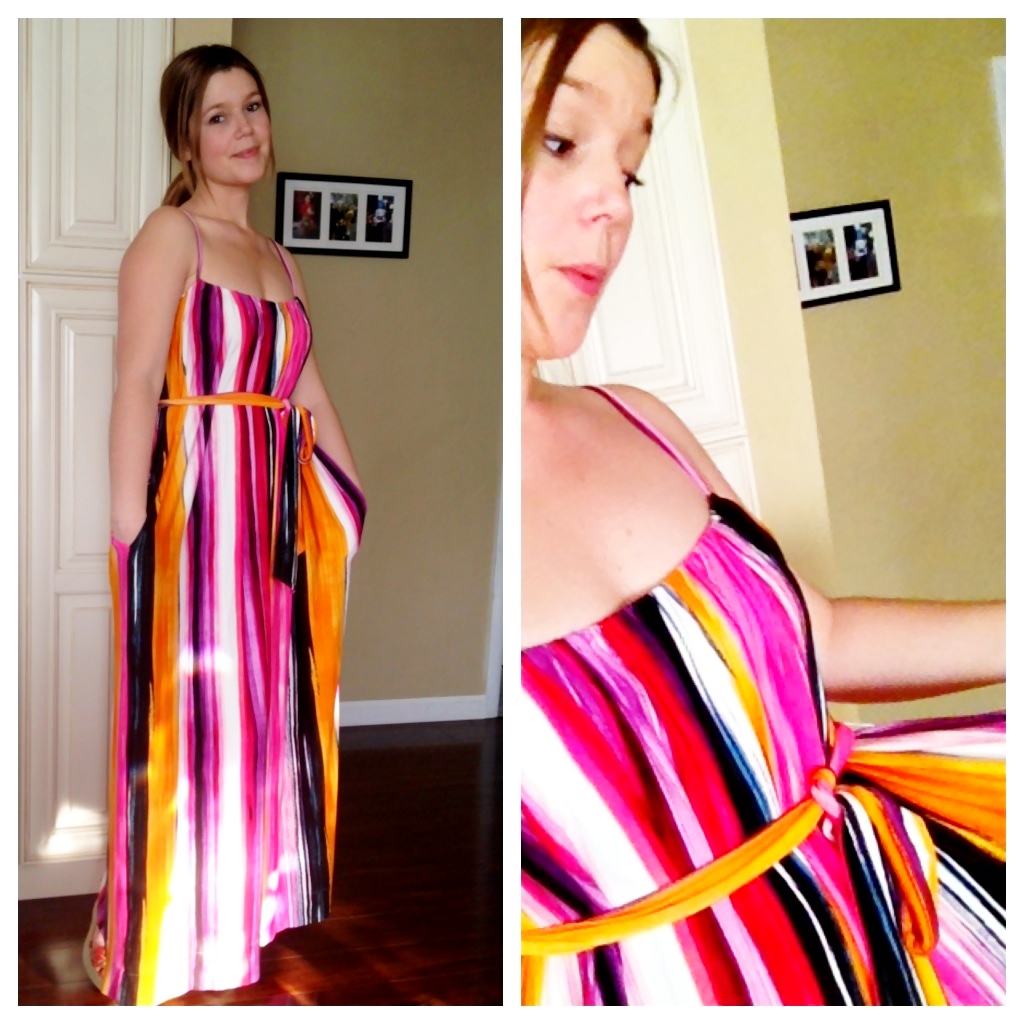 TJ Maxx Maxi Dress Summer 2012 Calvin Klein Summer Maxi Dress 2012