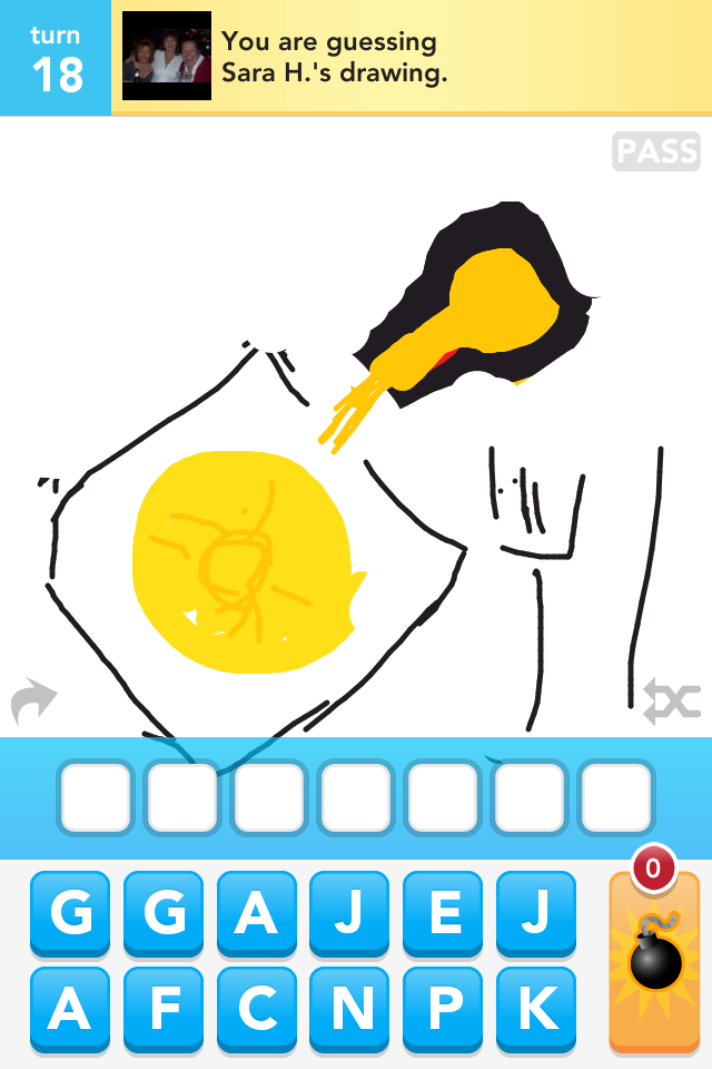 Draw Something iphone example