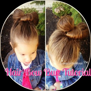 Hair Bow Bun Tutorial