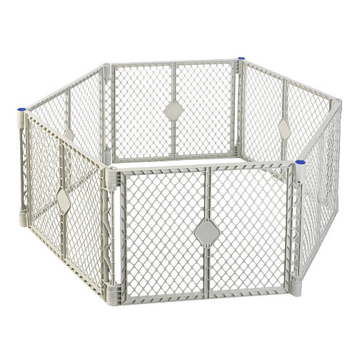 Indoor outdoor playpen baby gate for grandparents house