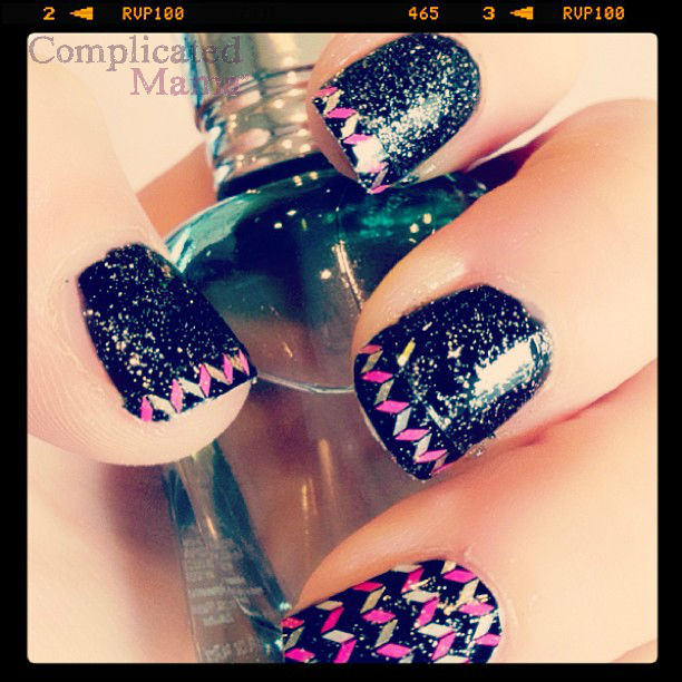 Chevron Nail Art Stickers Maybelline