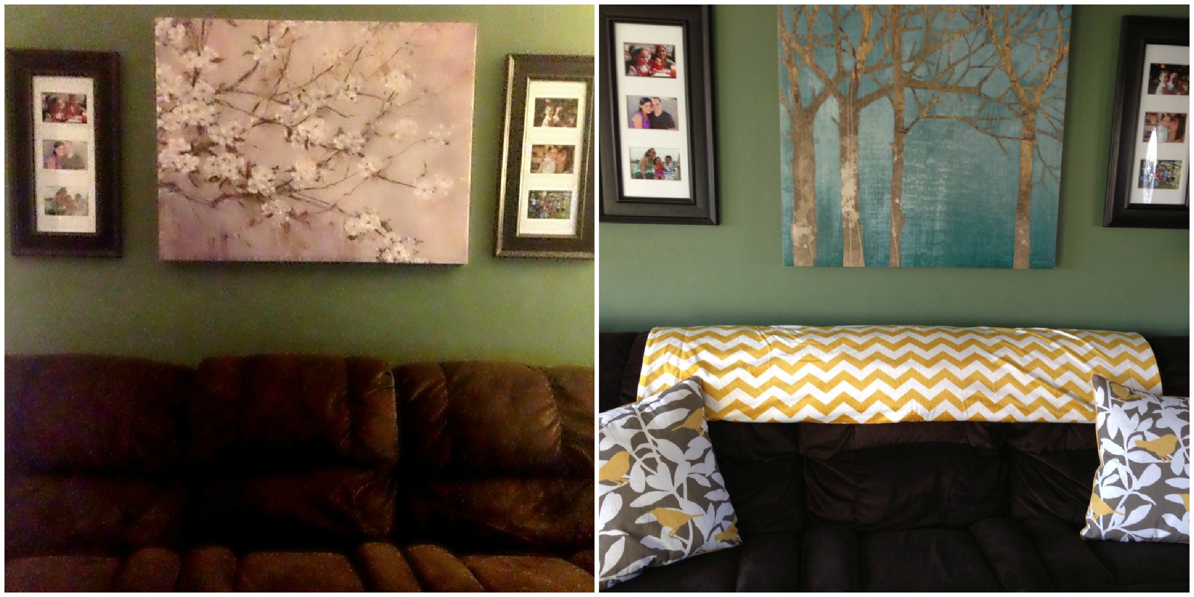 before after home staging
