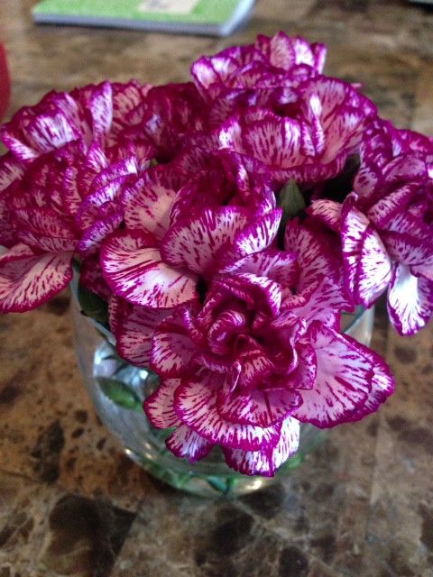 purple flowers stage your home for sale