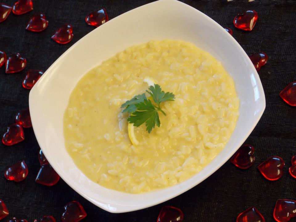 Lemon Rice Soup Recipe