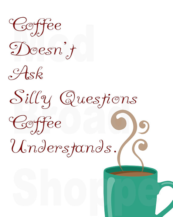 coffee understands framed pic