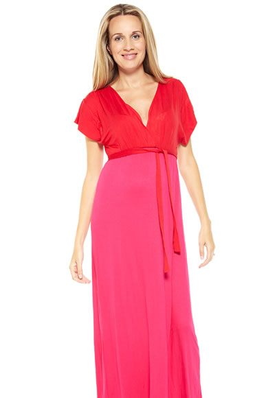 | Skylar Maxi Dress, Belly Dance Maternity, $114 |