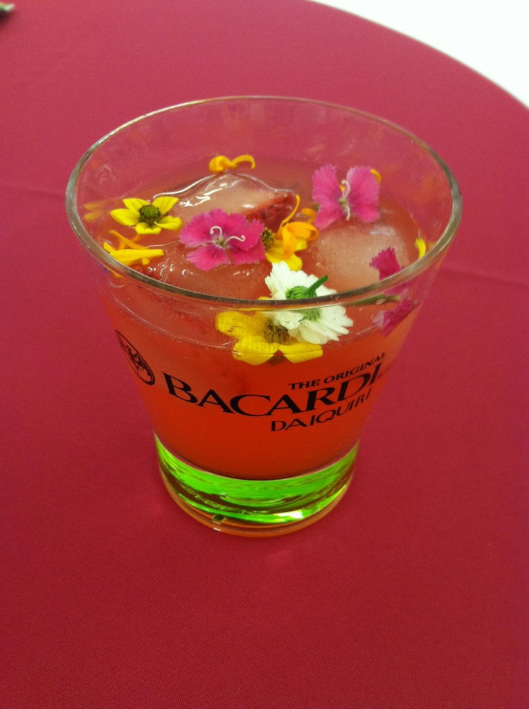 Bacardi Summer Light Mixes Edible Flowers 2013 Getting Gorgeous NYC Summer Drinks