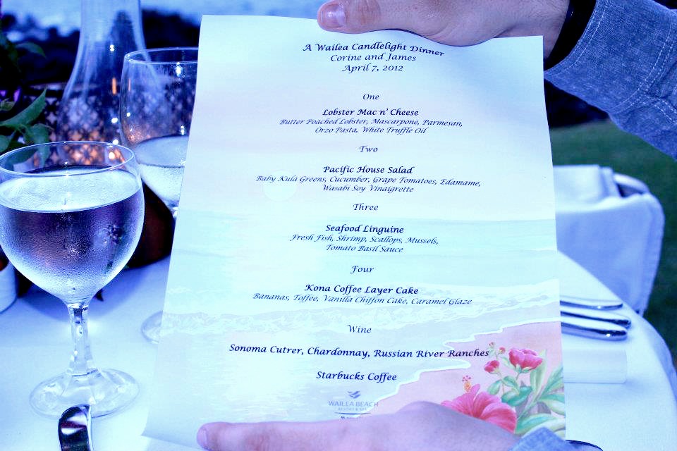 Wailea Maui Beach Candelight Dinner For Two - Best Maui Proposal Ideas