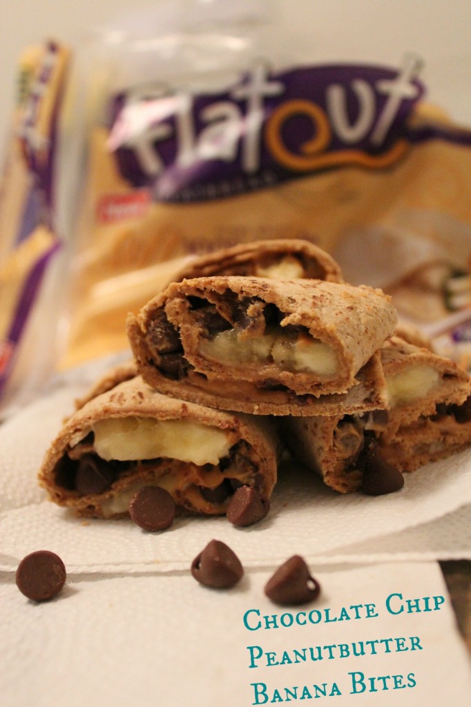 Chocolate Chip Peanut Butter Banana Roll Up Bites