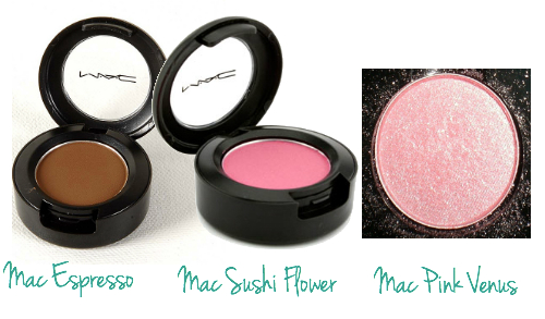 Mac Sushi Flower Mac Espresso Mac Pink Venus Pallet
