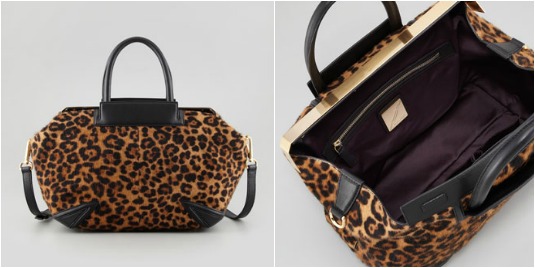 Brian Atwood Leopard pring doctor satchel handbag trend 2013