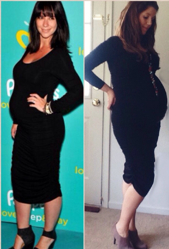 Isabella Oliver Who wore it better Maternity Celebrity Style