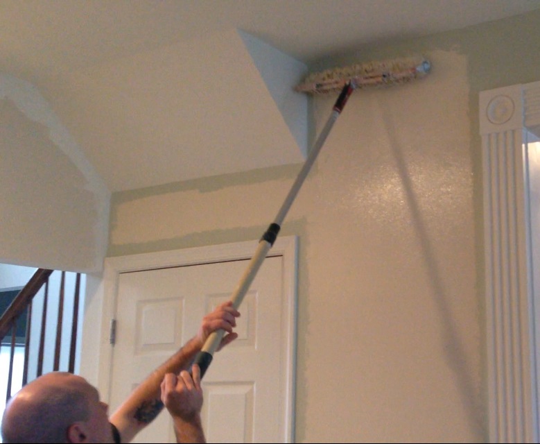 sherwin williams livable green paint over