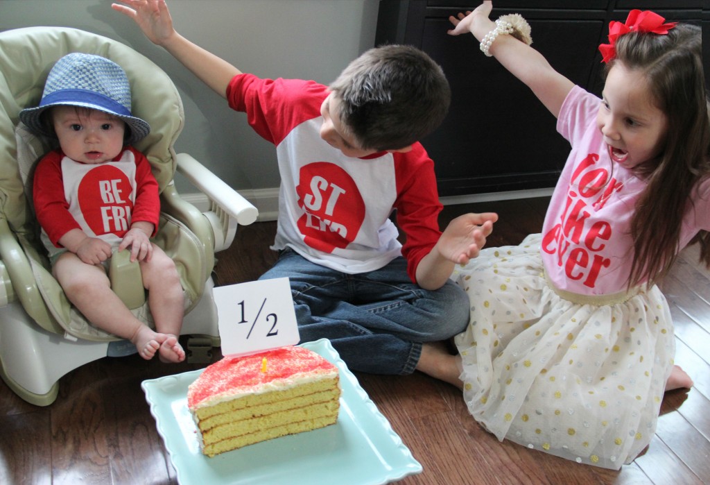 Baby's Half Birthday Photos 6 months