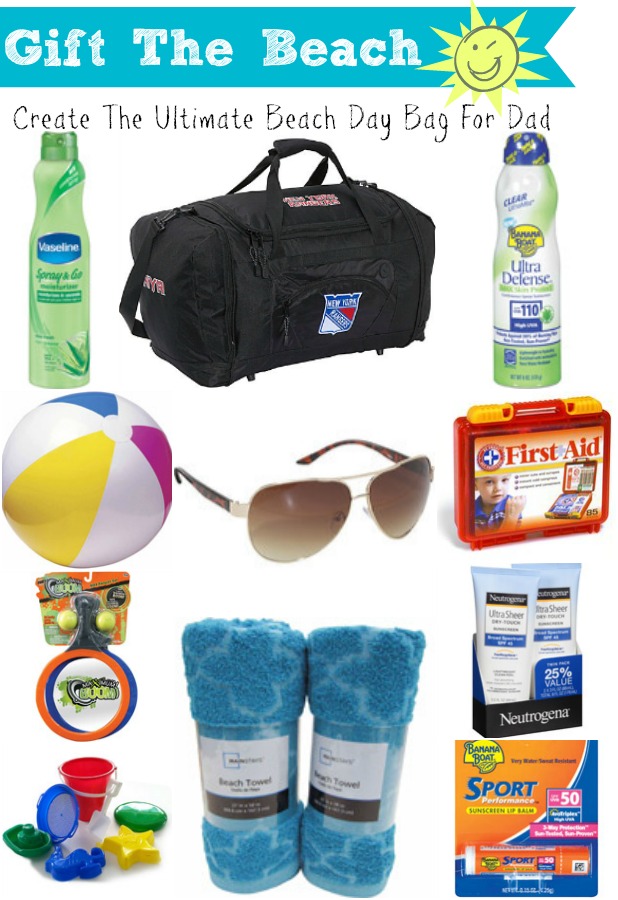 Father's Day Idea Beach Day + Ultimate Dad Beach Bag