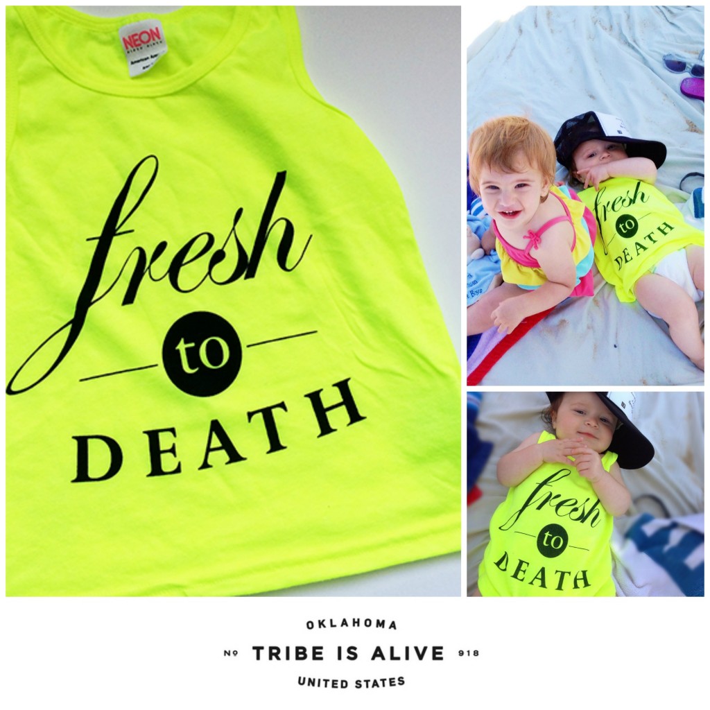 Fresh To Death Baby Tank Tshirt