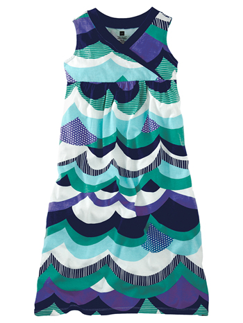 Tea Collection Coastal Waves Maxi Dress