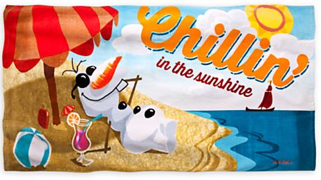 disney-frozen-beach-towel