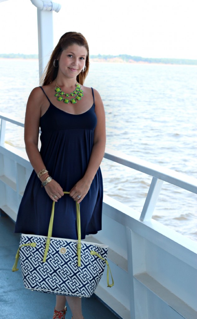 Nautical Summer Style Spartina44 bag and bracelet