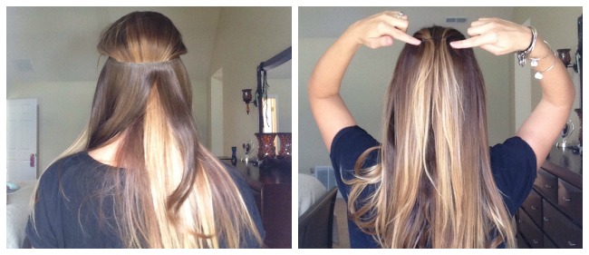 Secret Extension back of hair