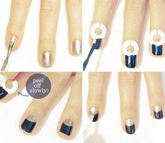 half-moon-manicure