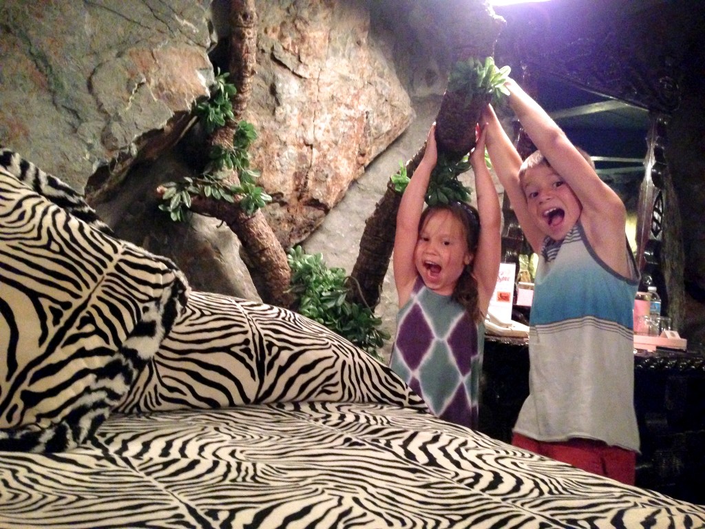 Kids Madonna Inn Jungle Rock Room San Luis Obispo