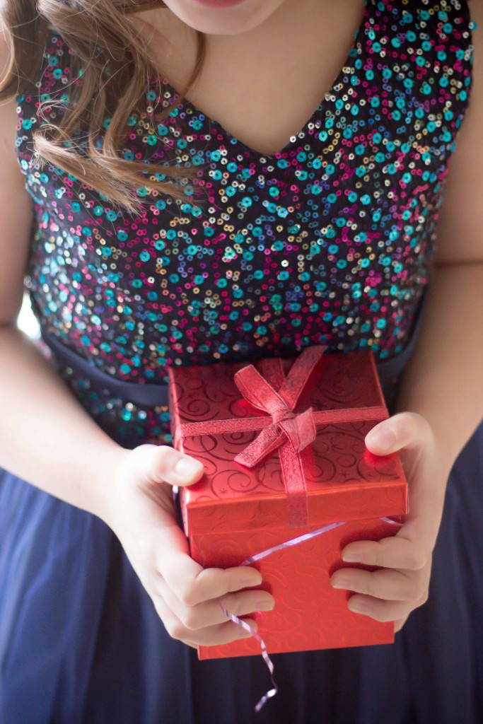 Pink Princess Navy Blue Tulle Party Dress Review-7