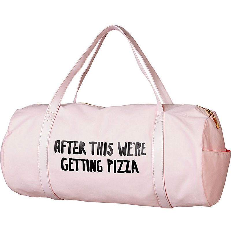 pizza gym bag