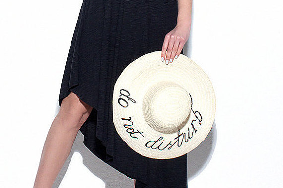 Do Not Disturb Floppy Sun Hat
